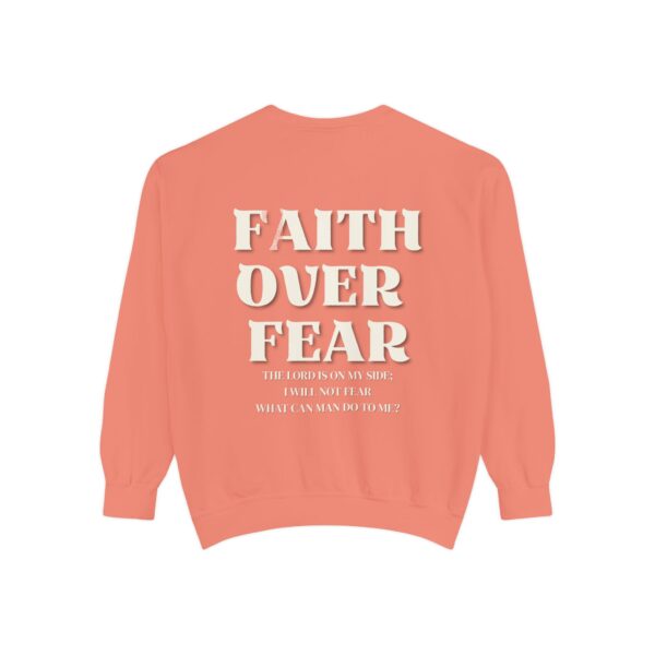 Faith Over Fear sweatshirt | Faith Scripture Pullover, Inspirational Crewneck