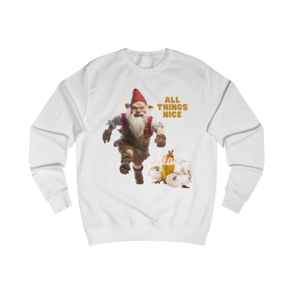 Festive Gnome Sweatshirt, All Things Nice Christmas Jumper - Fun Holiday Gift
